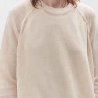 O by Jan-Jan Van Essche Long Sleeve Mesh Tee, Kinari