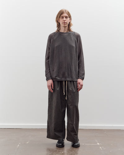 O by Jan-Jan Van Essche Long Sleeve Mesh Tee, Off Black