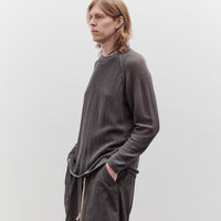 O by Jan-Jan Van Essche Long Sleeve Mesh Tee, Off Black