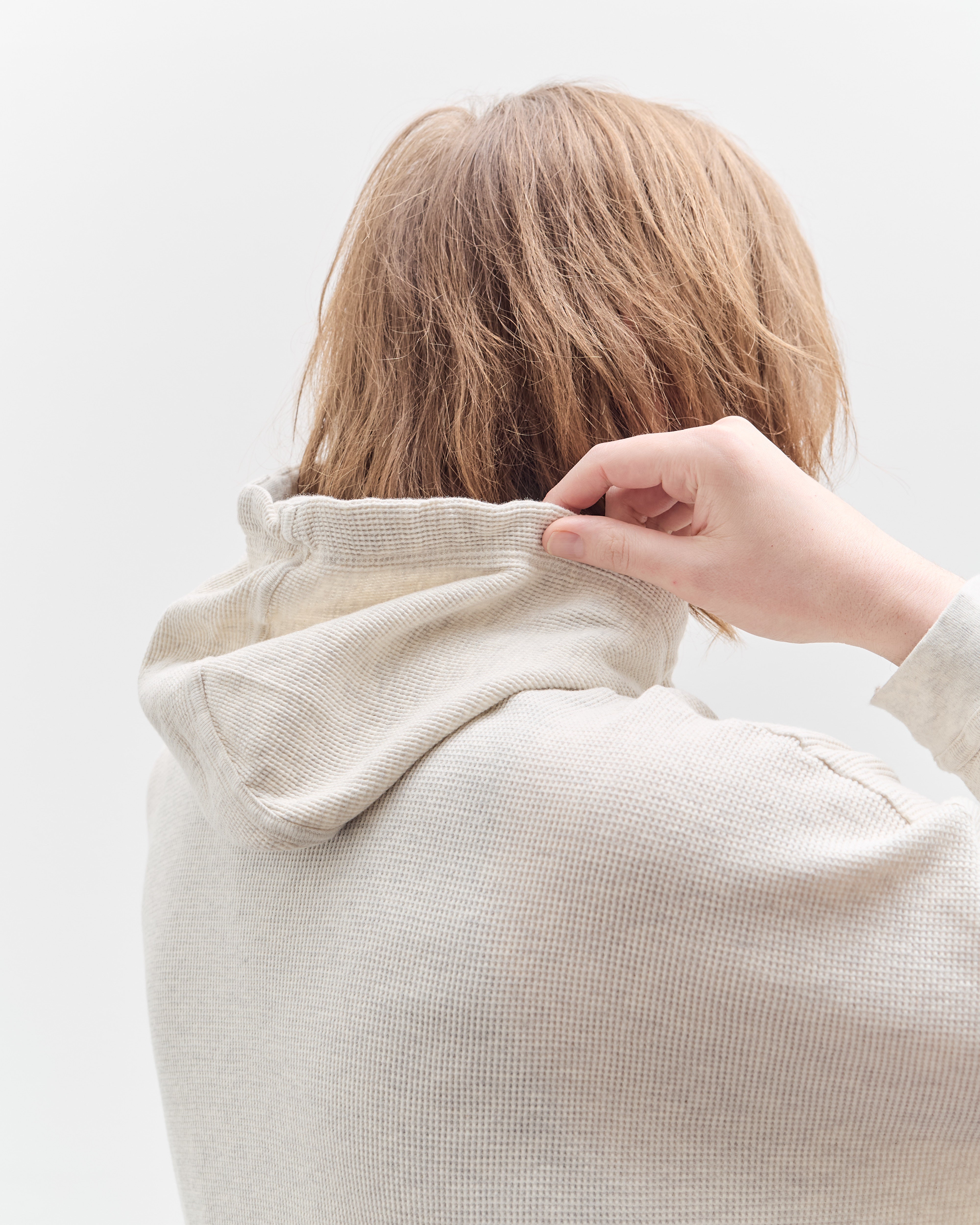 Waffle Hoodie, Oatmeal – Glasswing