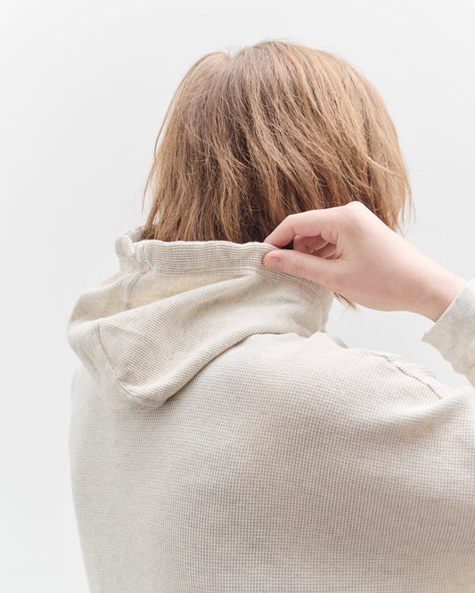 O by Jan-Jan Van Essche Waffle Hoodie, Oatmeal