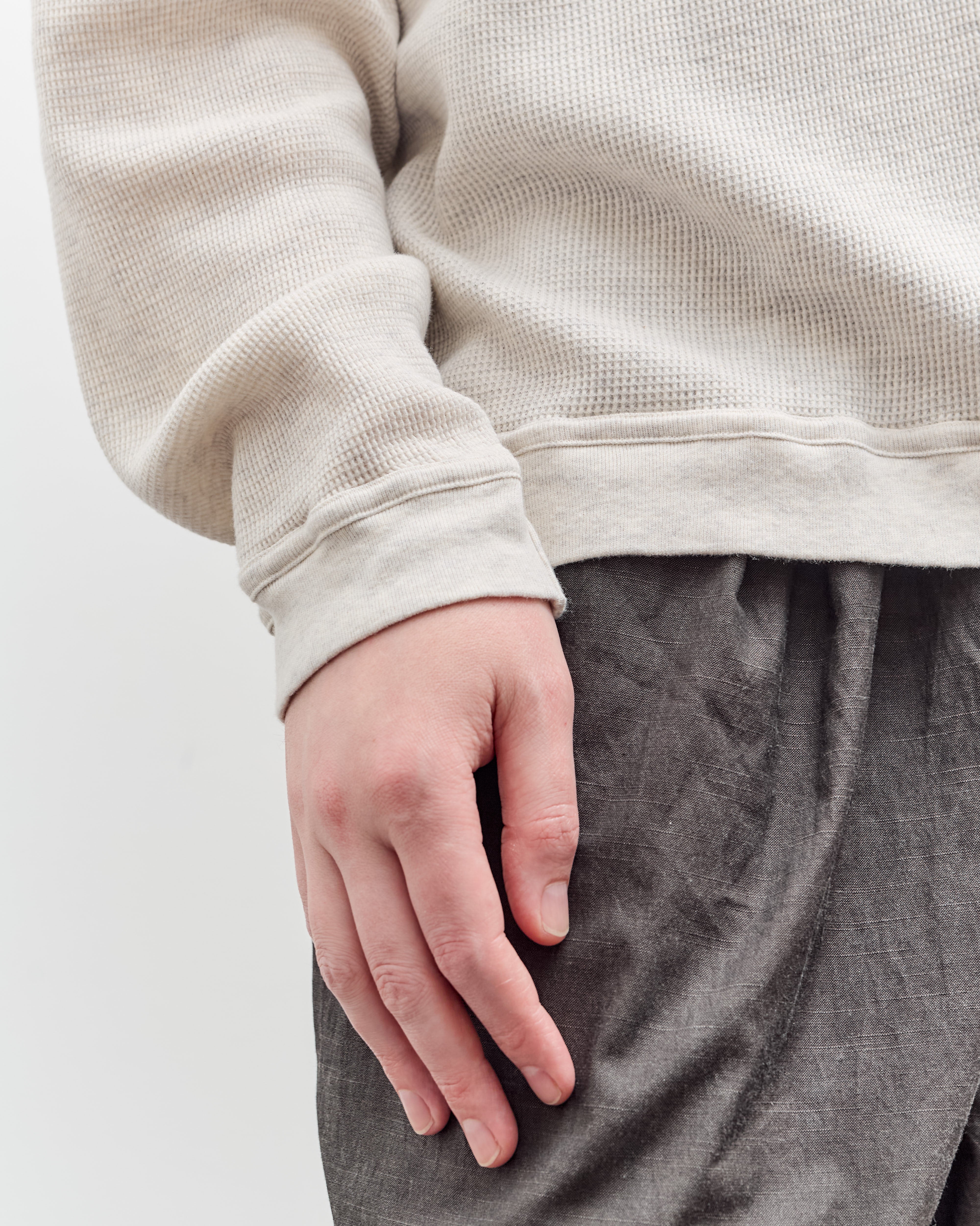 Waffle Hoodie, Oatmeal – Glasswing