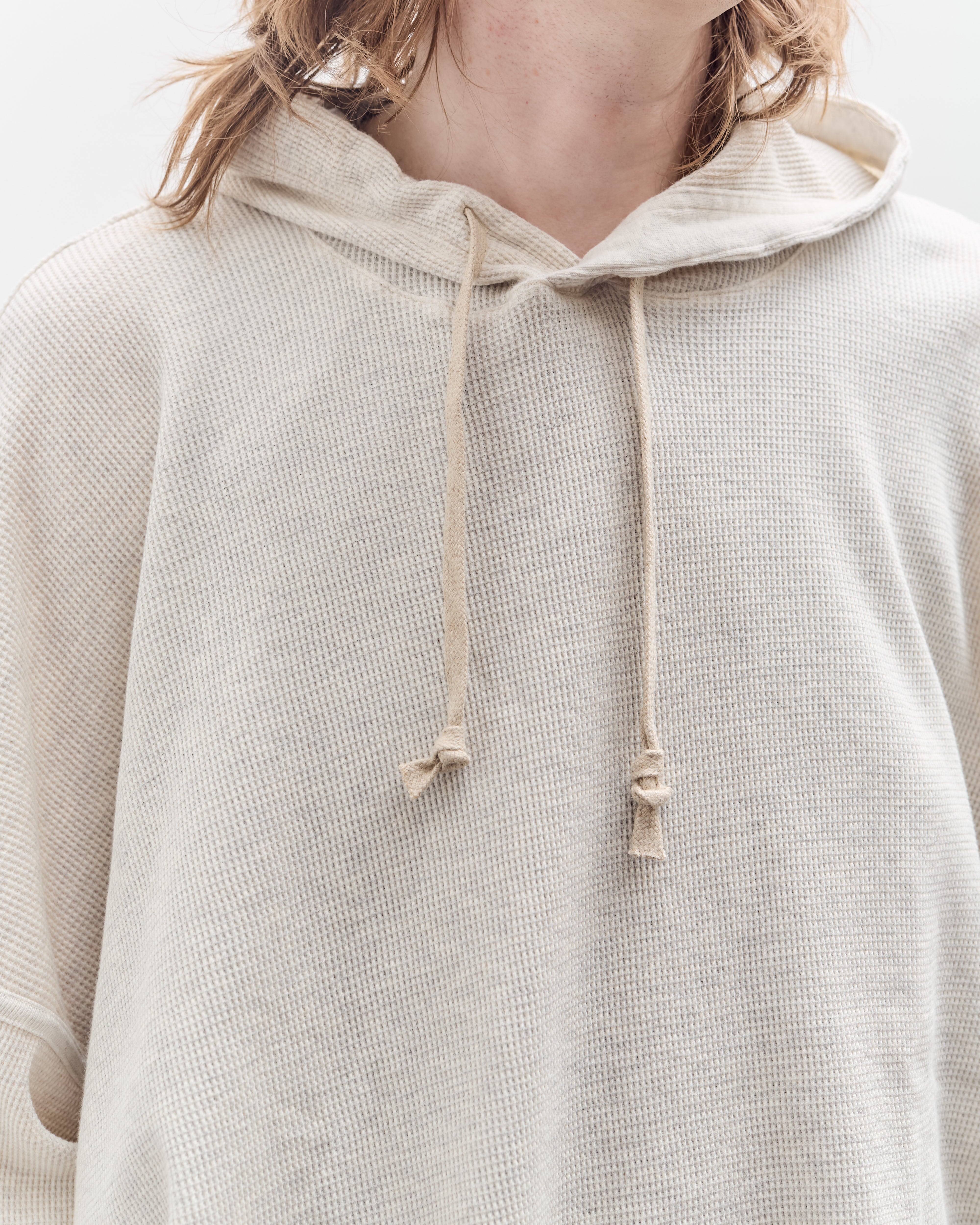 Waffle Hoodie, Oatmeal – Glasswing
