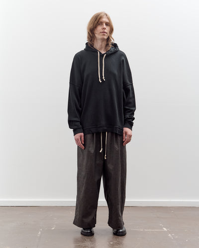 O by Jan-Jan Van Essche Waffle Hoodie, Black