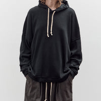 O by Jan-Jan Van Essche Waffle Hoodie, Black