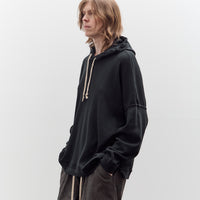 O by Jan-Jan Van Essche Waffle Hoodie, Black