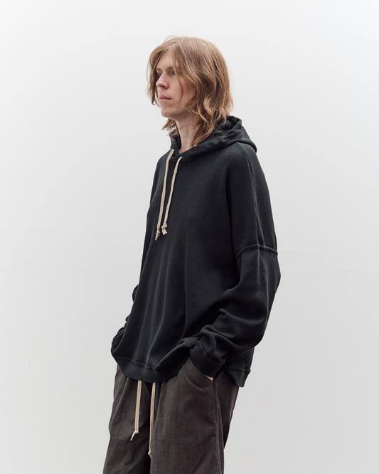 O by Jan-Jan Van Essche Waffle Hoodie, Black