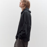 O by Jan-Jan Van Essche Waffle Hoodie, Black