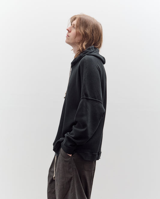 O by Jan-Jan Van Essche Waffle Hoodie, Black