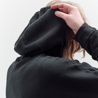 O by Jan-Jan Van Essche Waffle Hoodie, Black