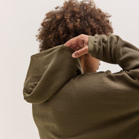 O by Jan-Jan Van Essche Wide Fit Hooded Waffle, Army Green