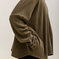 O by Jan-Jan Van Essche Wide Fit Hooded Waffle, Army Green