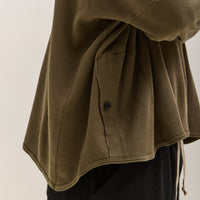 O by Jan-Jan Van Essche Wide Fit Hooded Waffle, Army Green