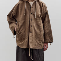 O by Jan-Jan Van Essche Hooded Shirt Jacket, Mud