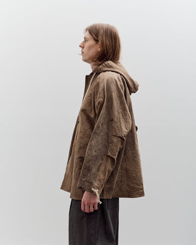 O by Jan-Jan Van Essche Hooded Shirt Jacket, Mud