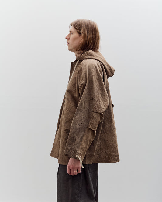 O by Jan-Jan Van Essche Hooded Shirt Jacket, Mud