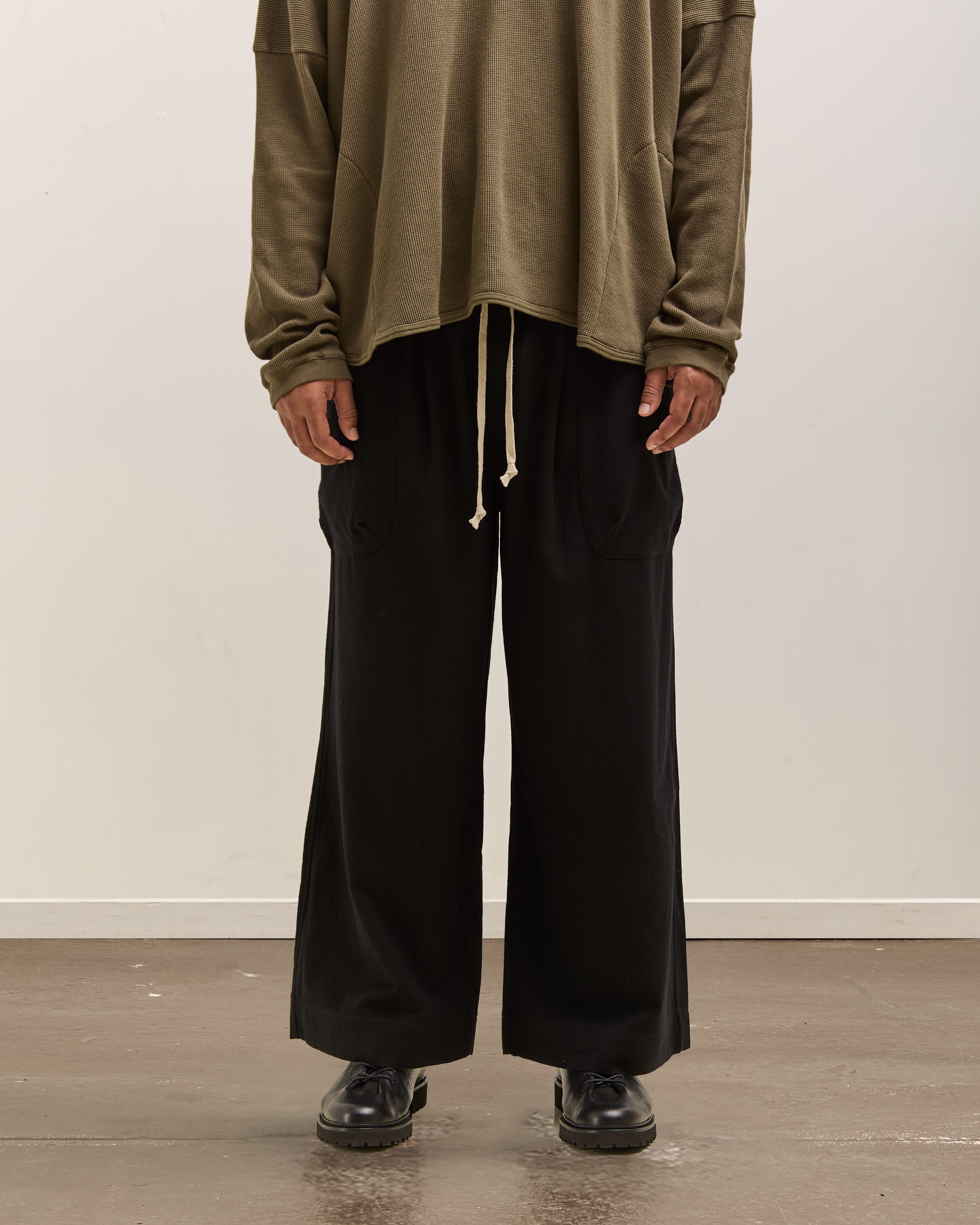 O by Jan-Jan Van Essche Wide Easy Pants, Black – Glasswing