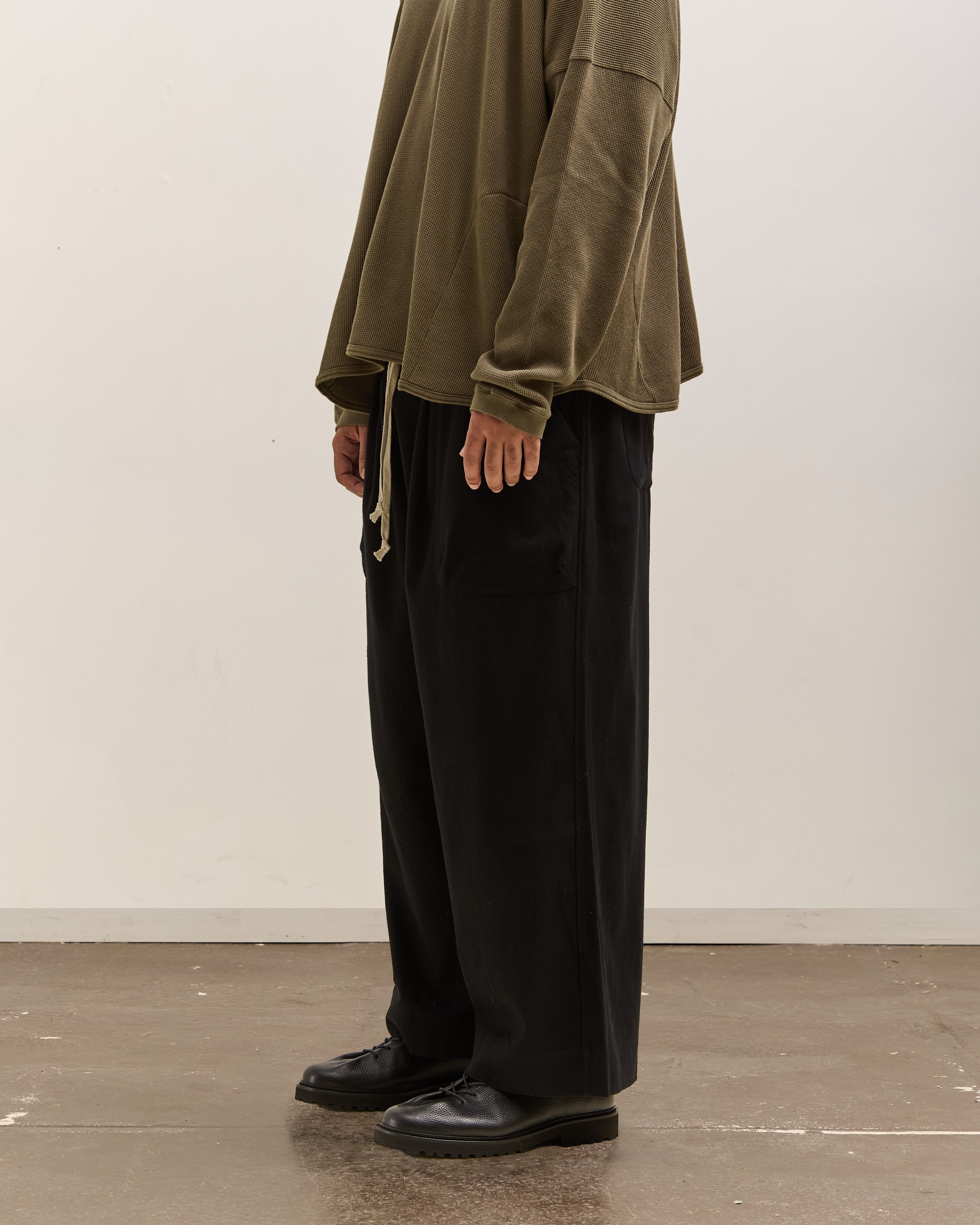 O by Jan-Jan Van Essche Wide Easy Pants, Black – Glasswing