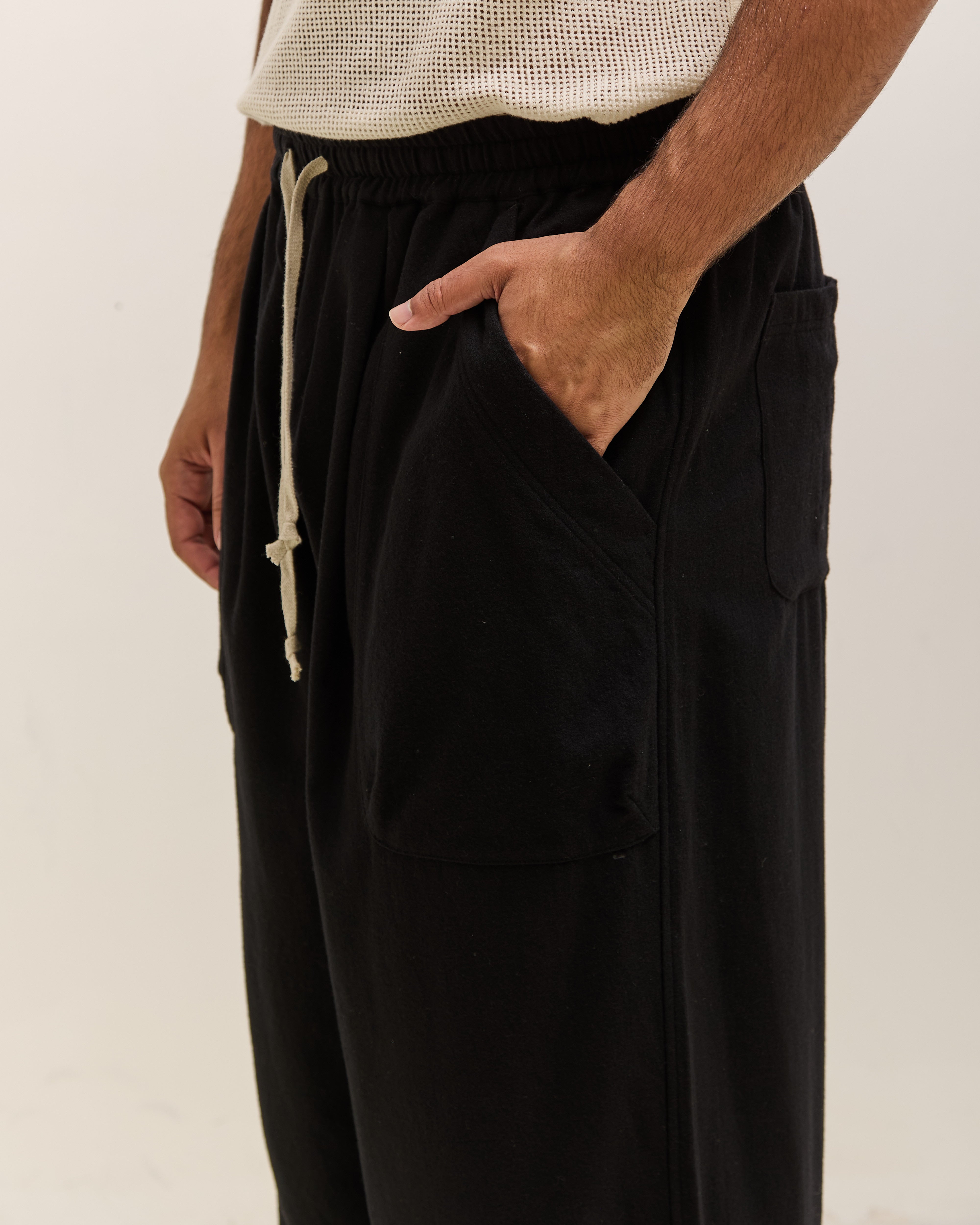 O by Jan-Jan Van Essche Wide Easy Pants, Black – Glasswing