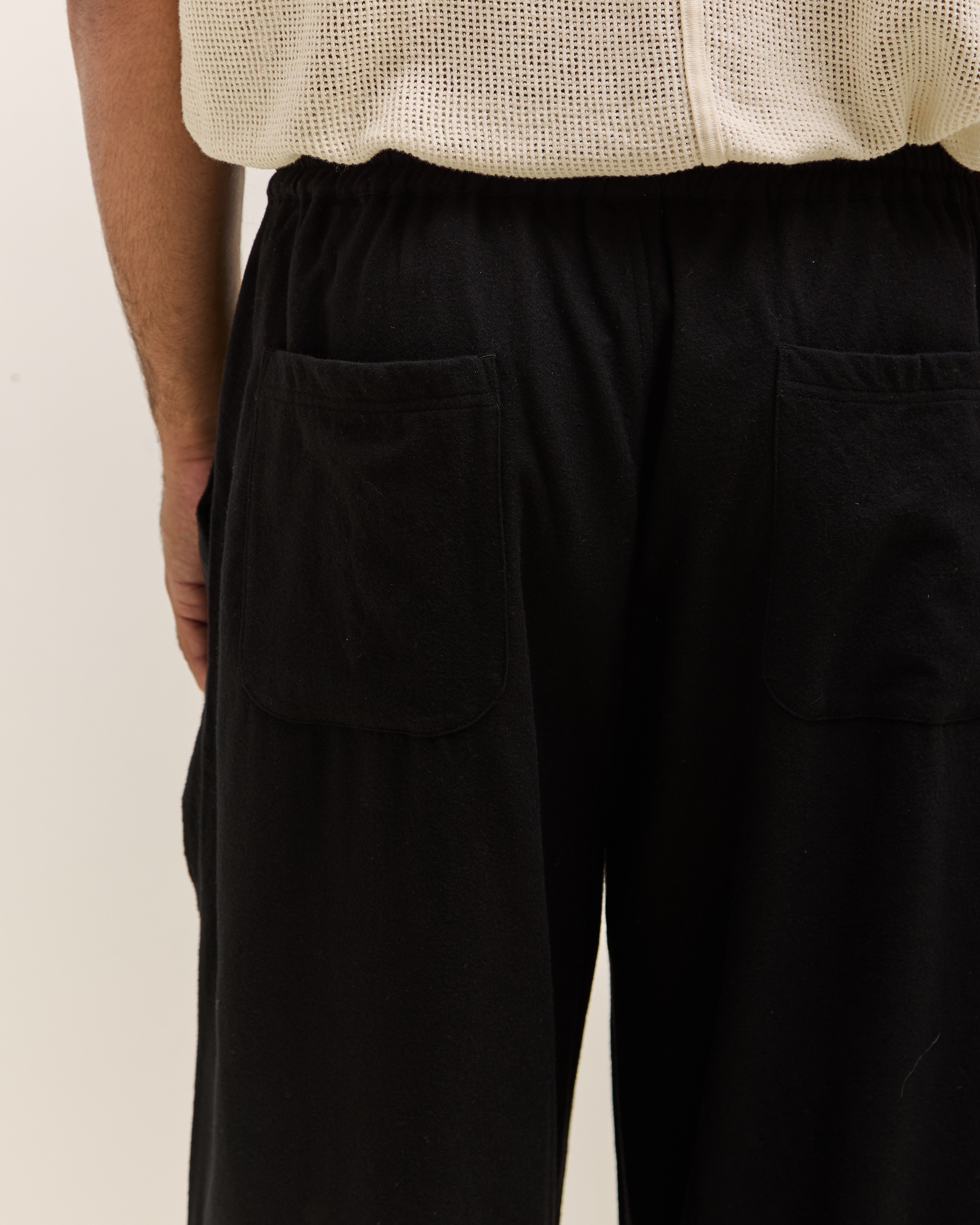 O by Jan-Jan Van Essche Wide Easy Pants, Black – Glasswing