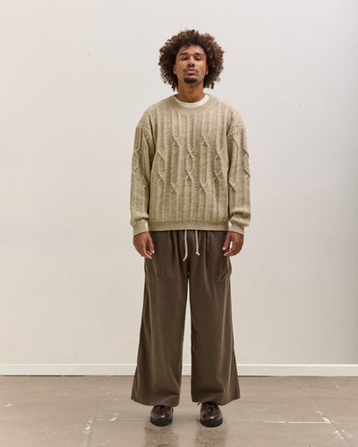 O by Jan-Jan Van Essche Wide Easy Pants, Taupe