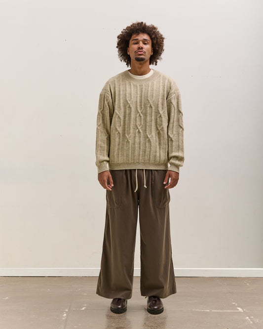 O by Jan-Jan Van Essche Wide Easy Pants, Taupe