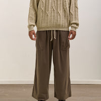 O by Jan-Jan Van Essche Wide Easy Pants, Taupe