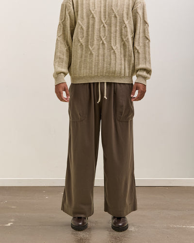 O by Jan-Jan Van Essche Wide Easy Pants, Taupe