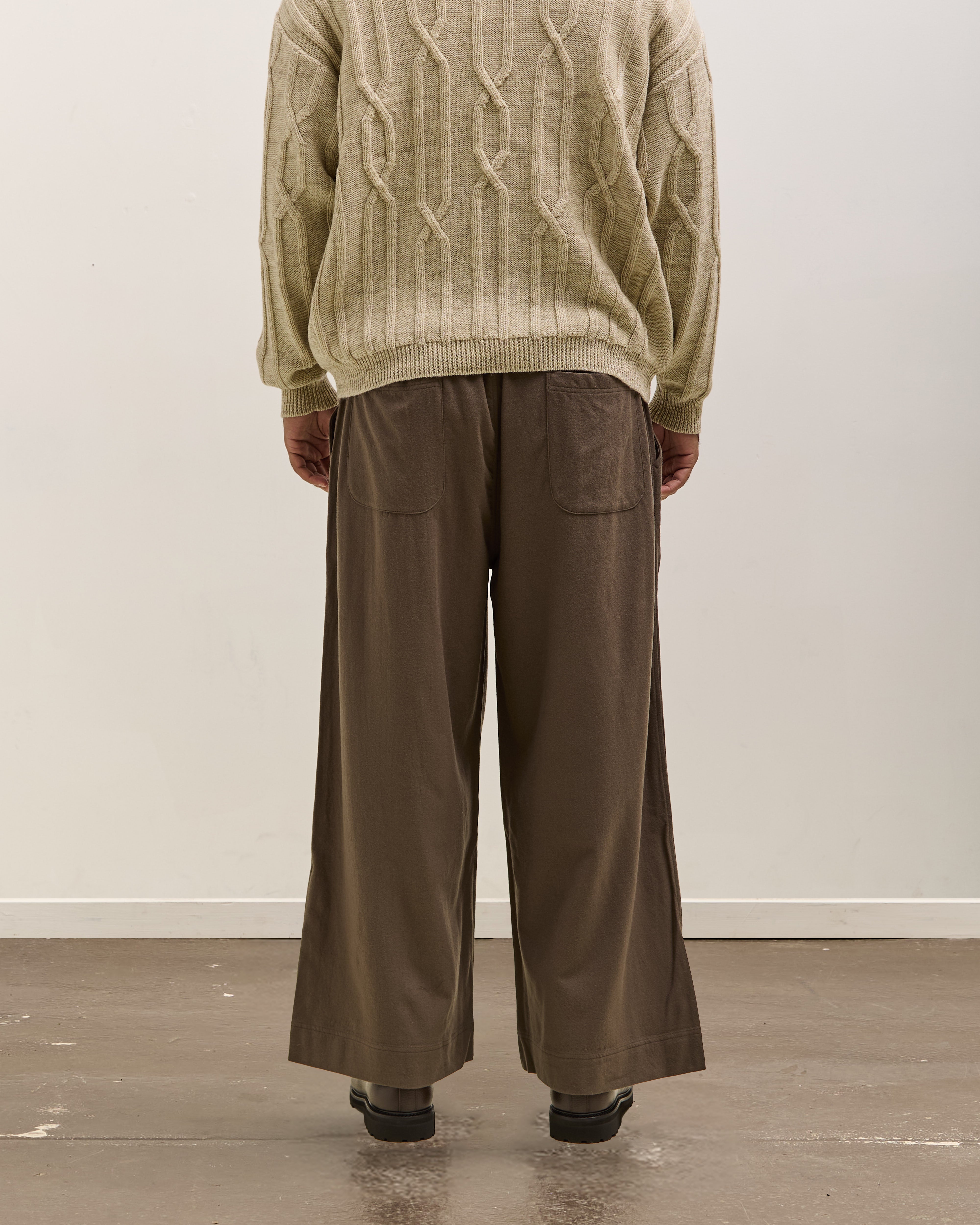 O by Jan-Jan Van Essche Wide Easy Pants, Taupe – Glasswing