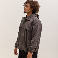 O by Jan-Jan Van Essche Hooded Bomber Jacket, Black