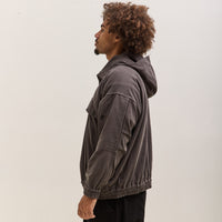 O by Jan-Jan Van Essche Hooded Bomber Jacket, Black