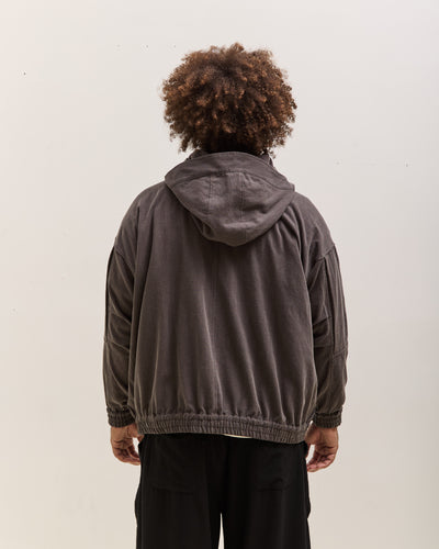 O by Jan-Jan Van Essche Hooded Bomber Jacket, Black