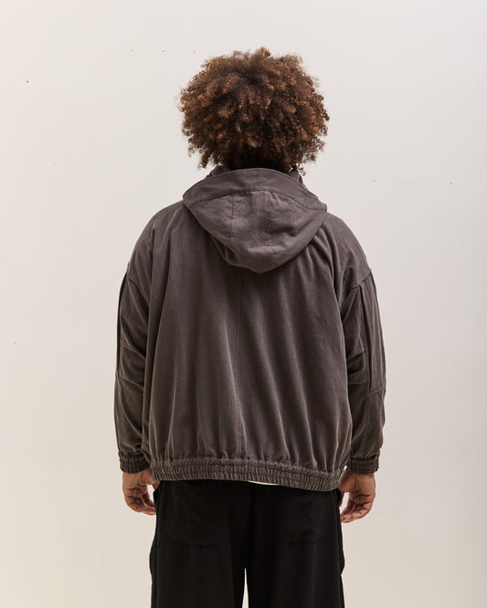 O by Jan-Jan Van Essche Hooded Bomber Jacket, Black