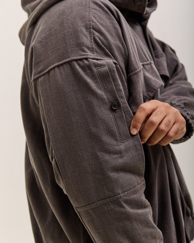 O by Jan-Jan Van Essche Hooded Bomber Jacket, Black