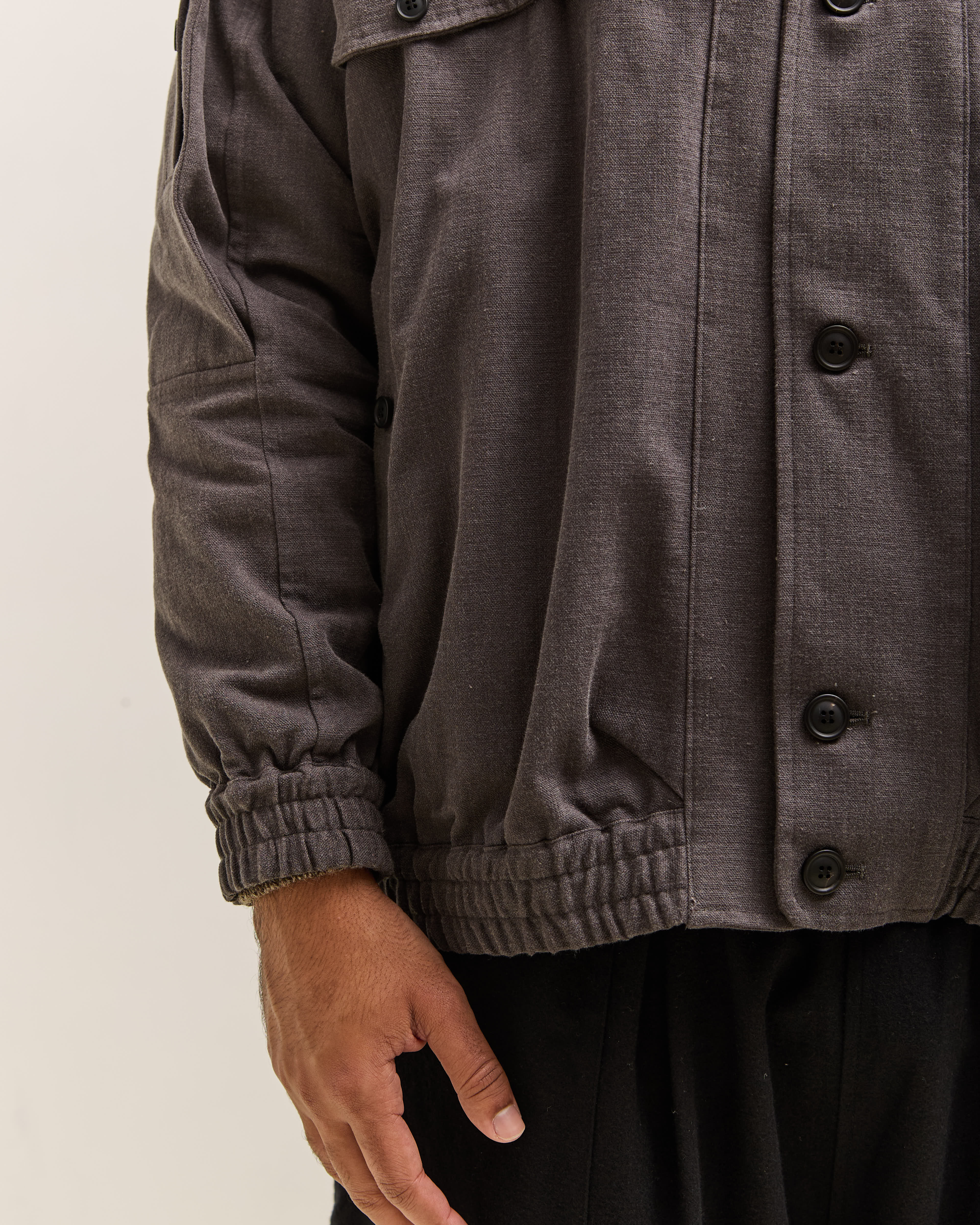 O by Jan-Jan Van Essche Hooded Bomber Jacket, Black – Glasswing