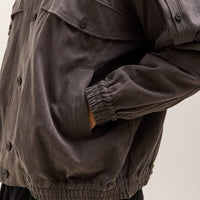 O by Jan-Jan Van Essche Hooded Bomber Jacket, Black