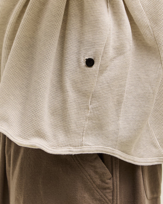 O by Jan-Jan Van Essche Wide Fit Hooded Waffle, Oatmeal