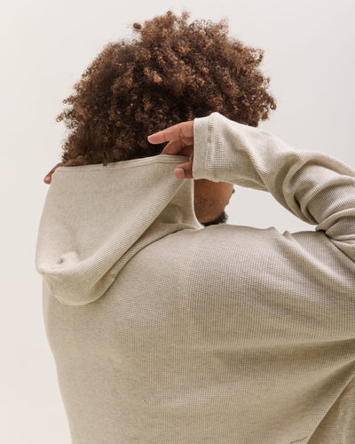 O by Jan-Jan Van Essche Wide Fit Hooded Waffle, Oatmeal