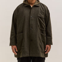 O by Jan-Jan Van Essche Wool Middle Coat, Hunter