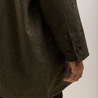 O by Jan-Jan Van Essche Wool Middle Coat, Hunter