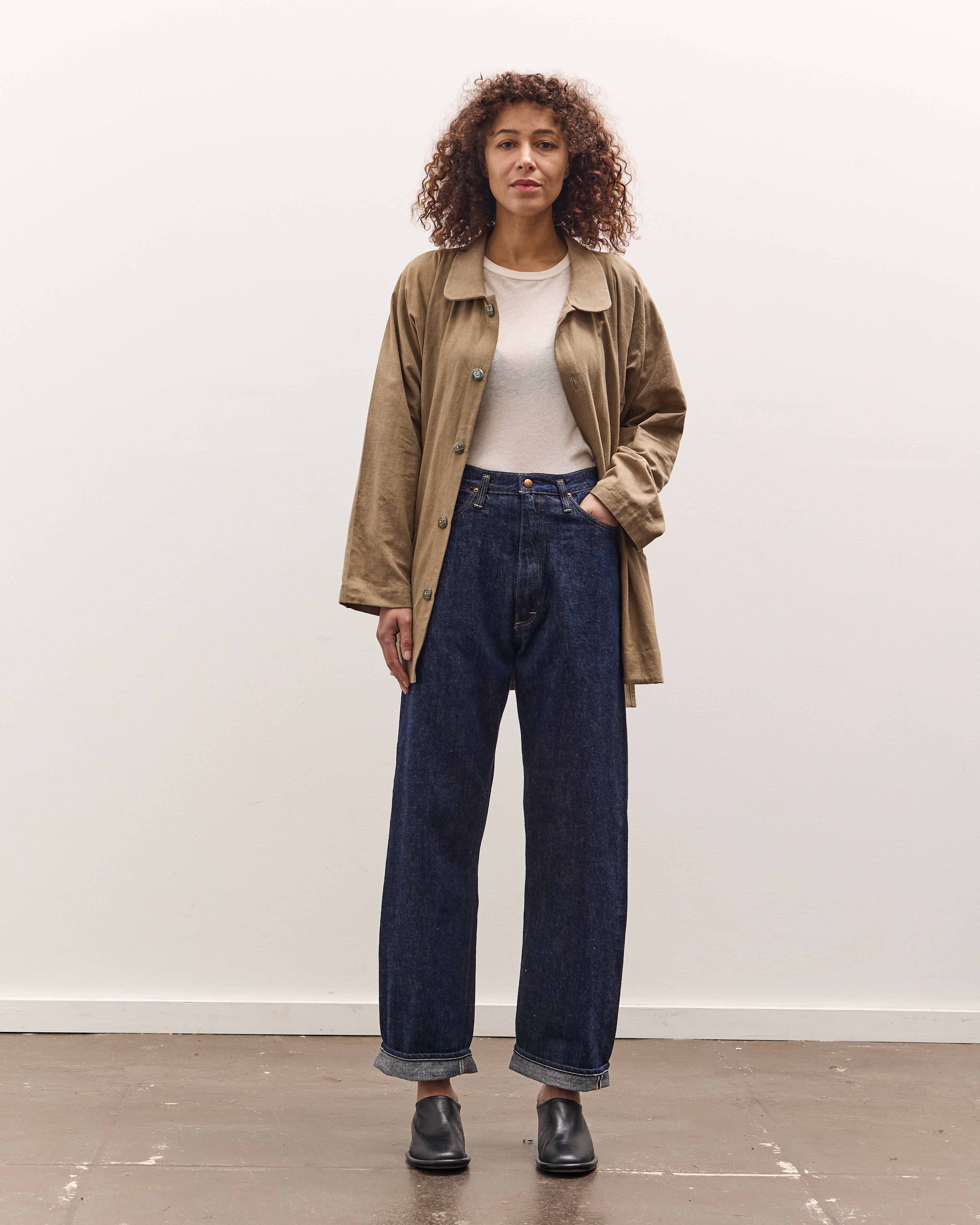 orSlow 104 High Rise Denim, One Wash – Glasswing