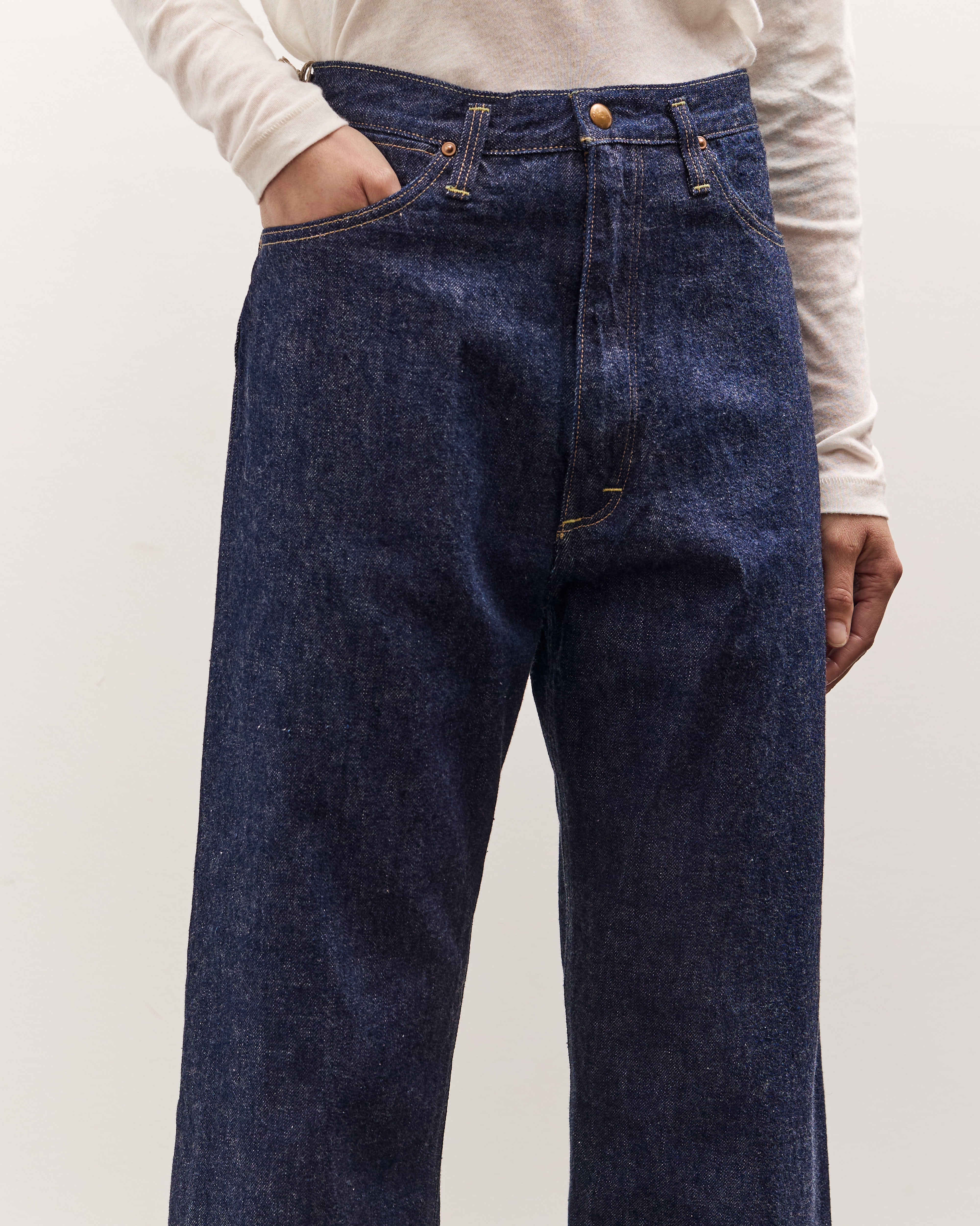 orSlow 104 High Rise Denim, One Wash – Glasswing