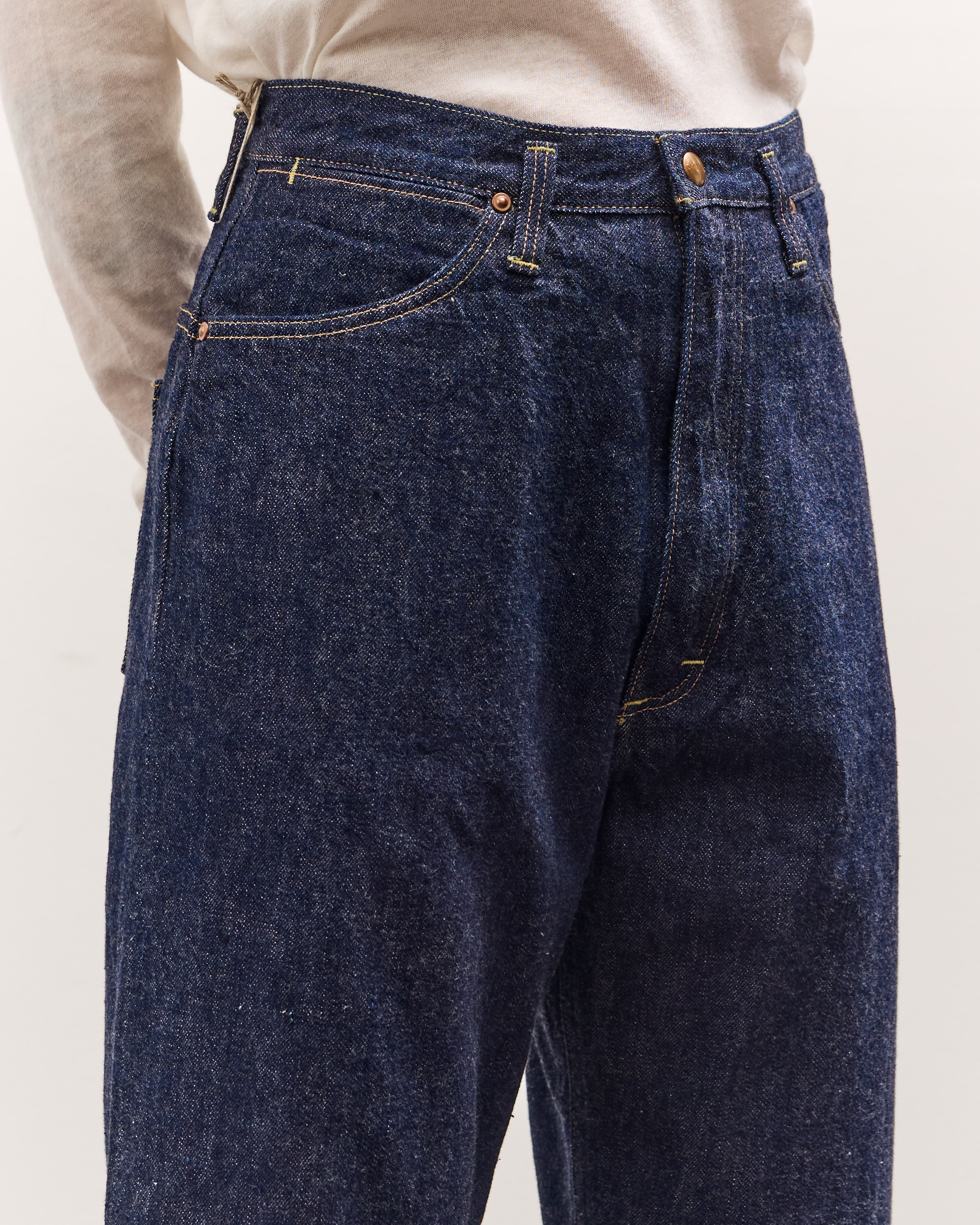 orSlow 104 High Rise Denim, One Wash – Glasswing