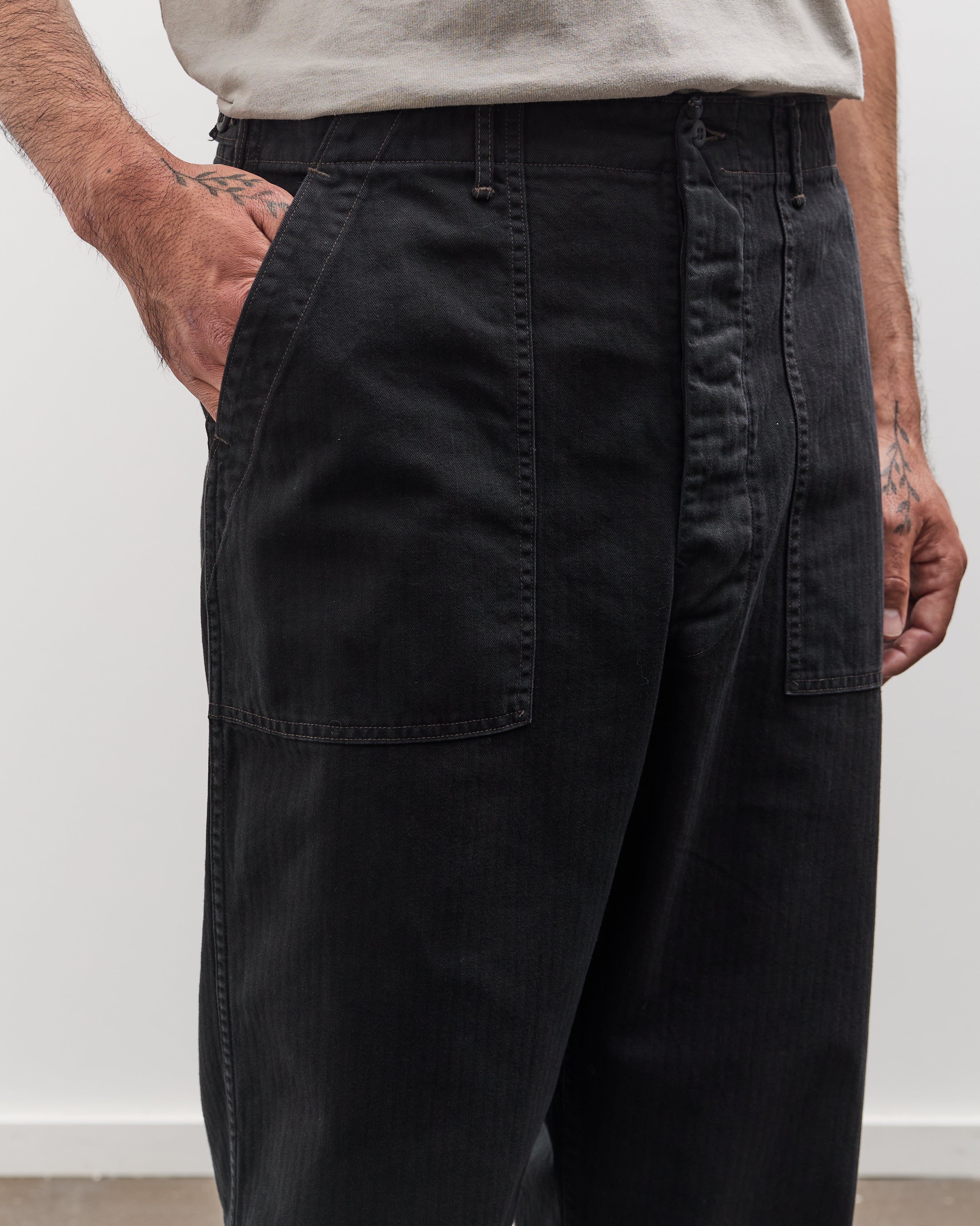 パンツ orSlow SUMMER FATIGUE PANTS orSlow Summer Fatigue Pants, Black – Glasswing