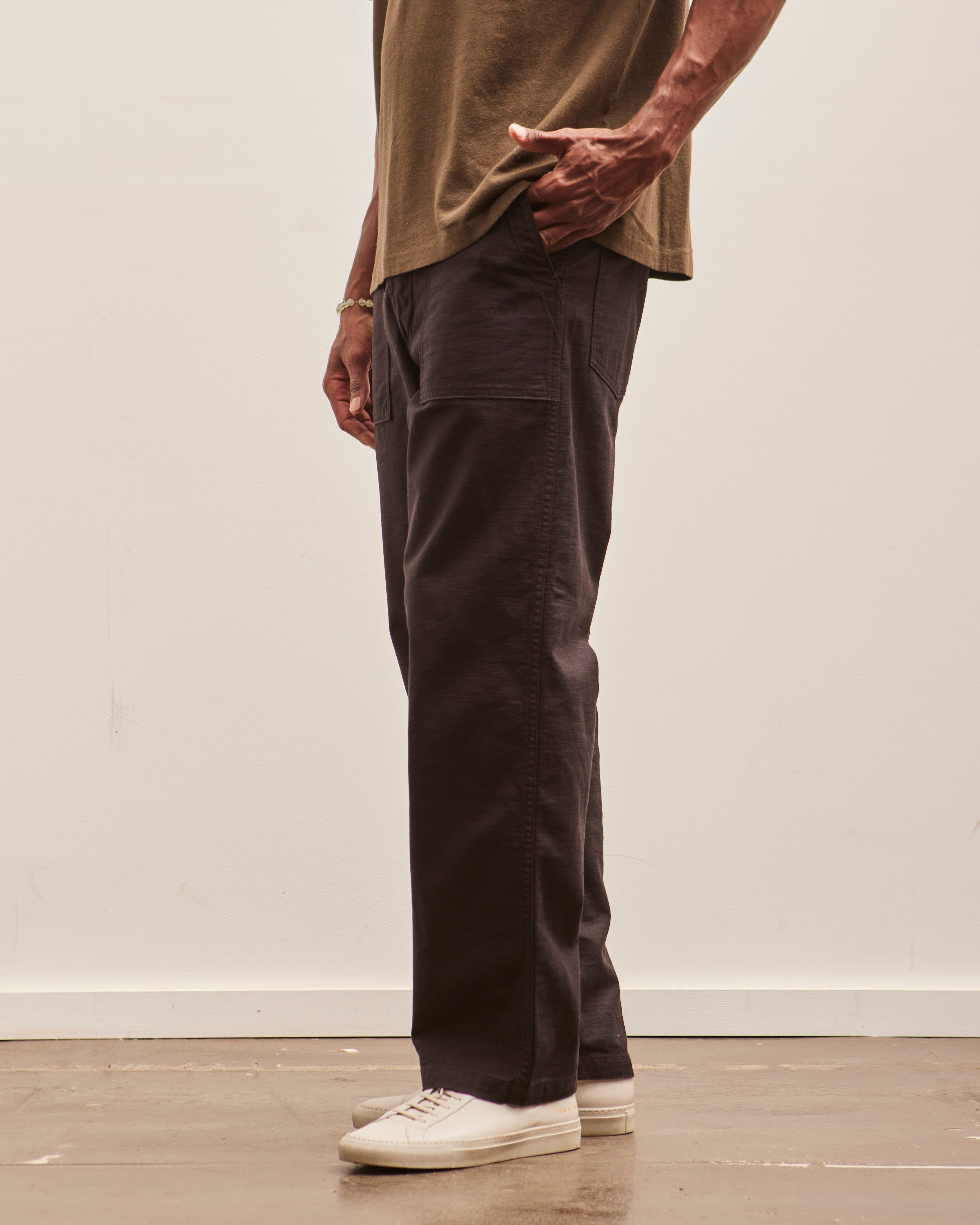 OrSlow US Army Fatigue Pants (Regular Fit), Black – Glasswing