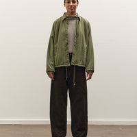 orSlow Vintage Washed Coach Jacket With Fleece Lining, Dark Olive