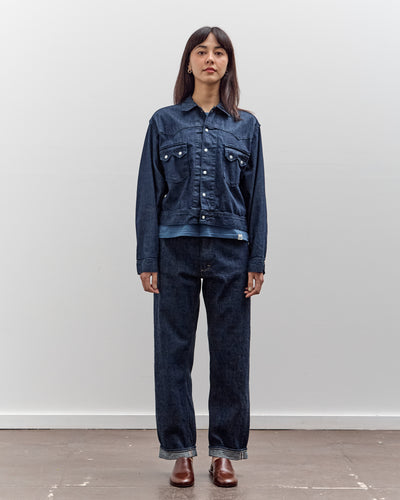 orSlow Short Western Shirt, One Wash