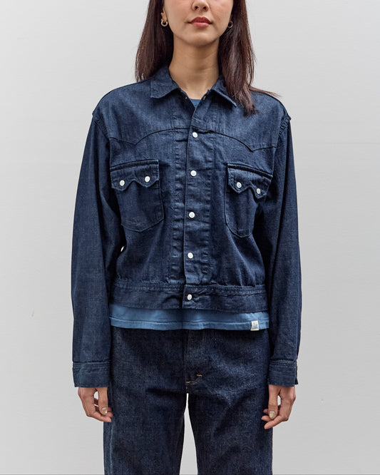 orSlow Short Western Shirt, One Wash