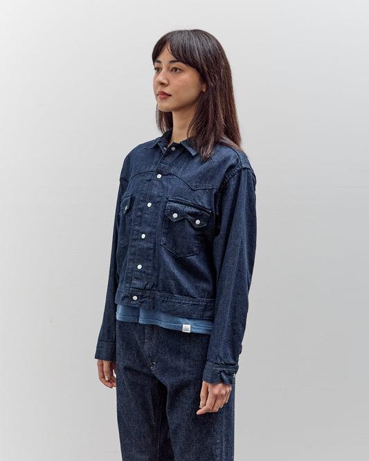 orSlow Short Western Shirt, One Wash
