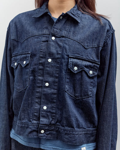 orSlow Short Western Shirt, One Wash